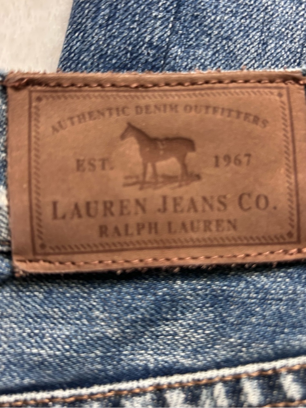 Ralph Lauren Women’s Patchwork Slight Flare Jeans Embroidered Appliqué Size 10 - Picture 12 of 15